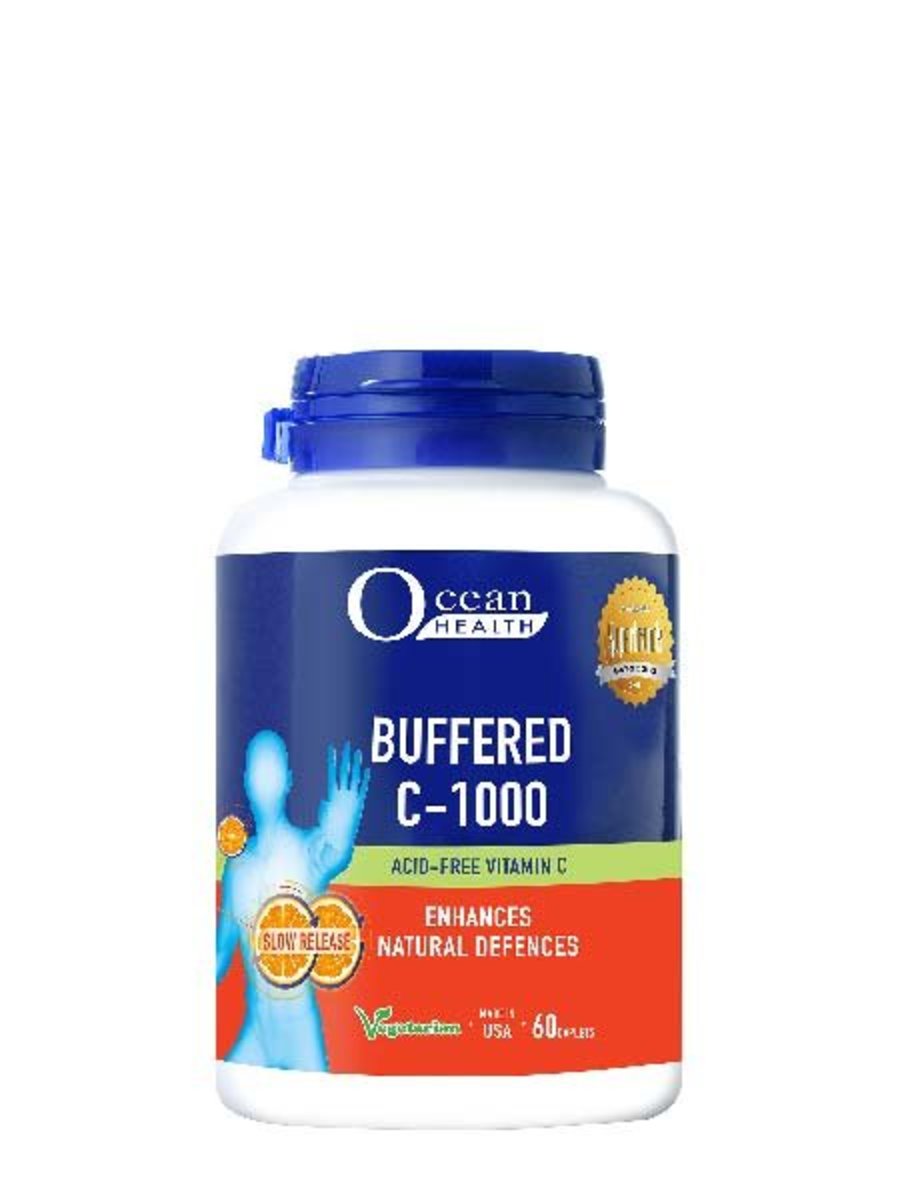 Buffered C-1000 60 caplets  Vitamin C 8887526801241