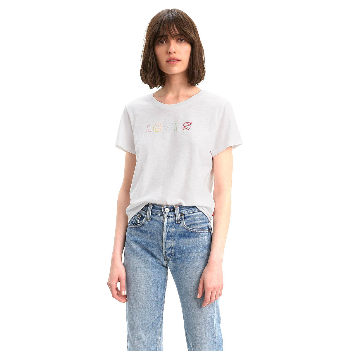 levi's cropped t shirt