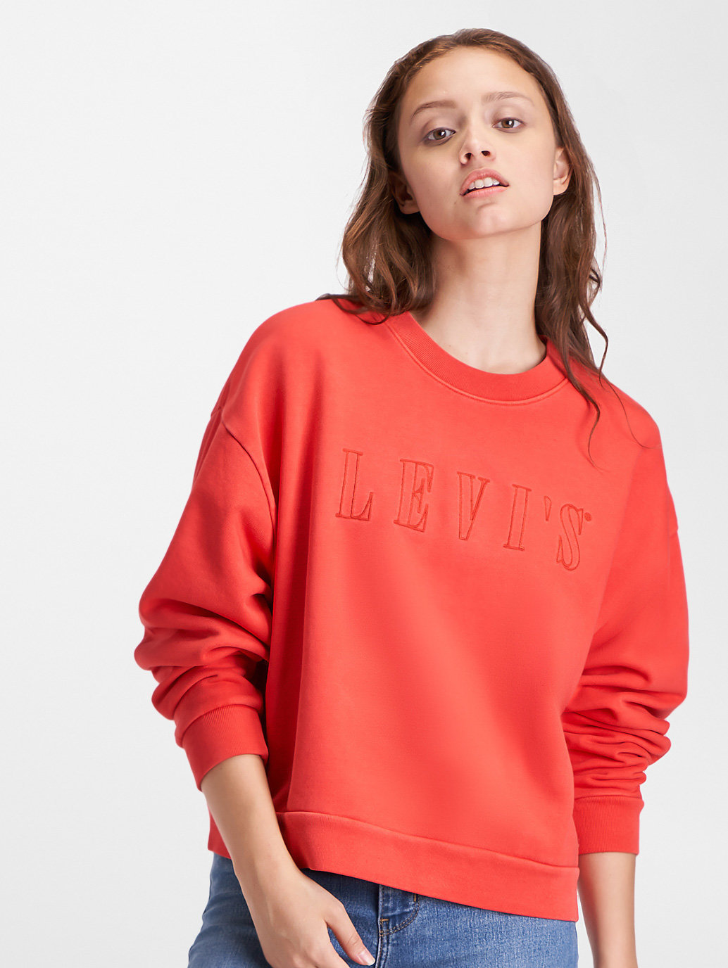 levi's diana crewneck sweatshirt