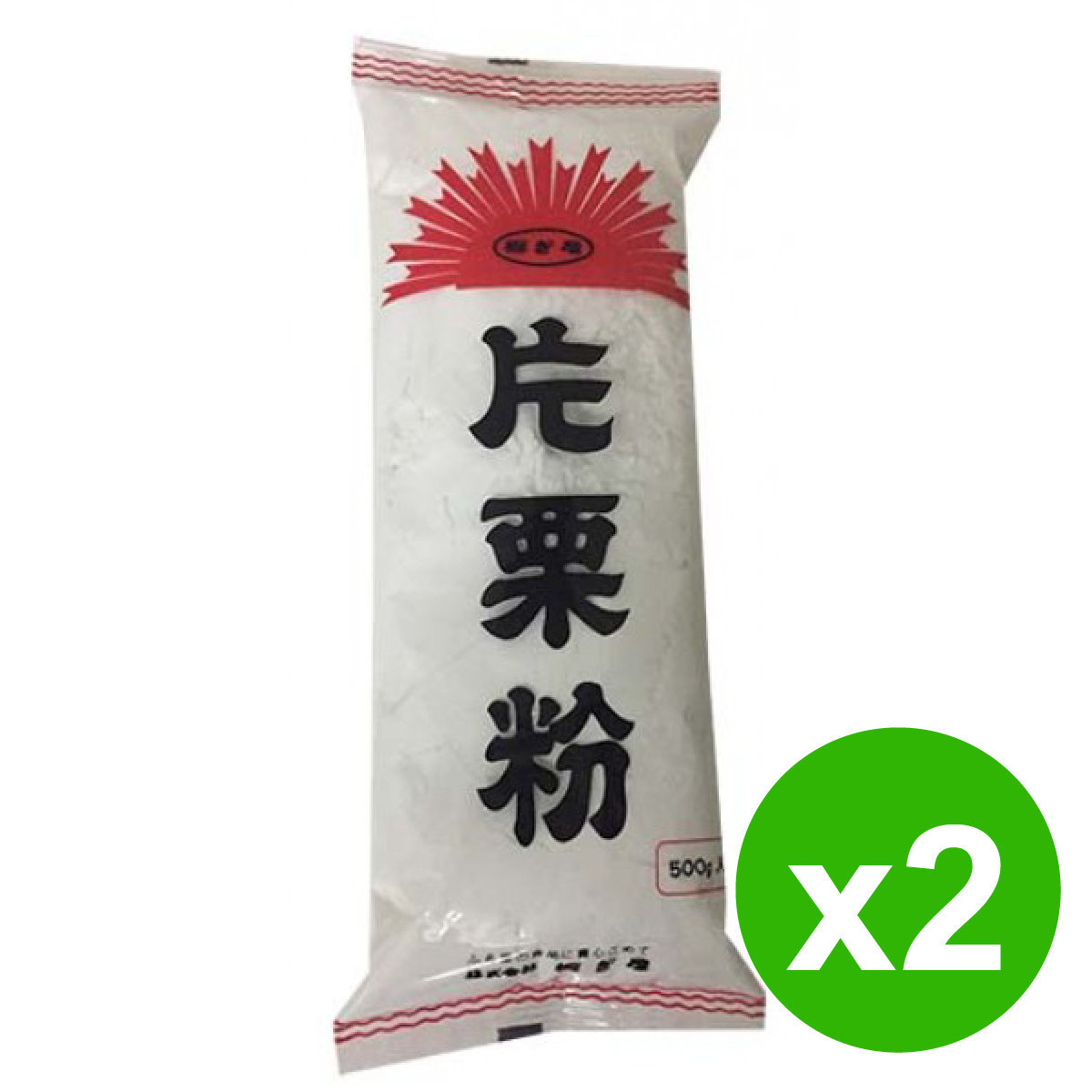 日本熱銷 日本片粟粉500g 2件 太白粉 100 馬鈴薯製成的澱粉 為熟粉 可以生吃 常常用於製作麻糬 大福或炸物之類的成分