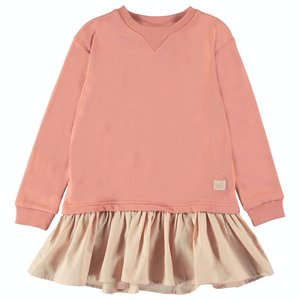 Molo | Pink sporty sweatshirt dress 