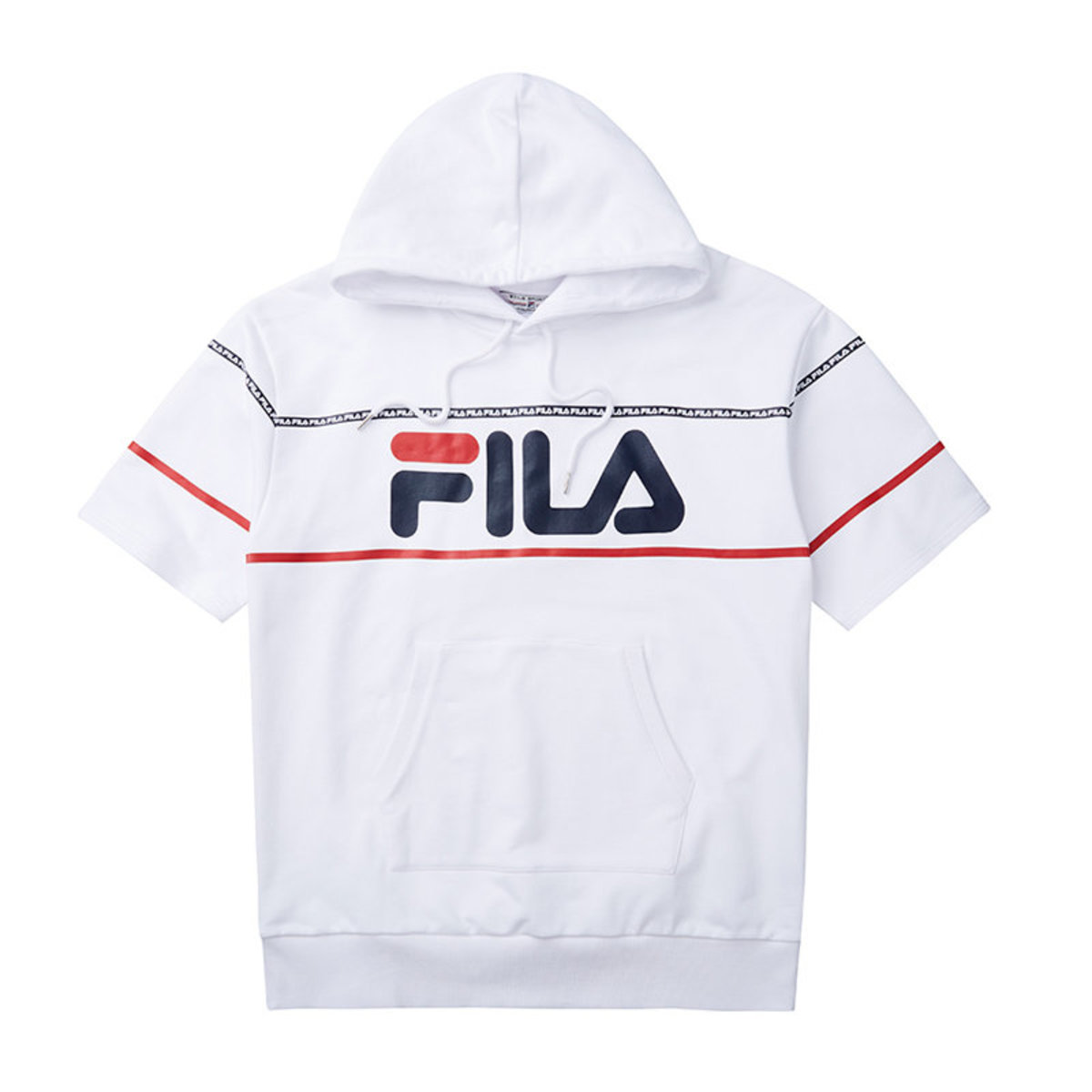 fila short sleeve hoodie