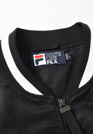 fila white line jacket