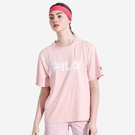 pink fila shirt womens