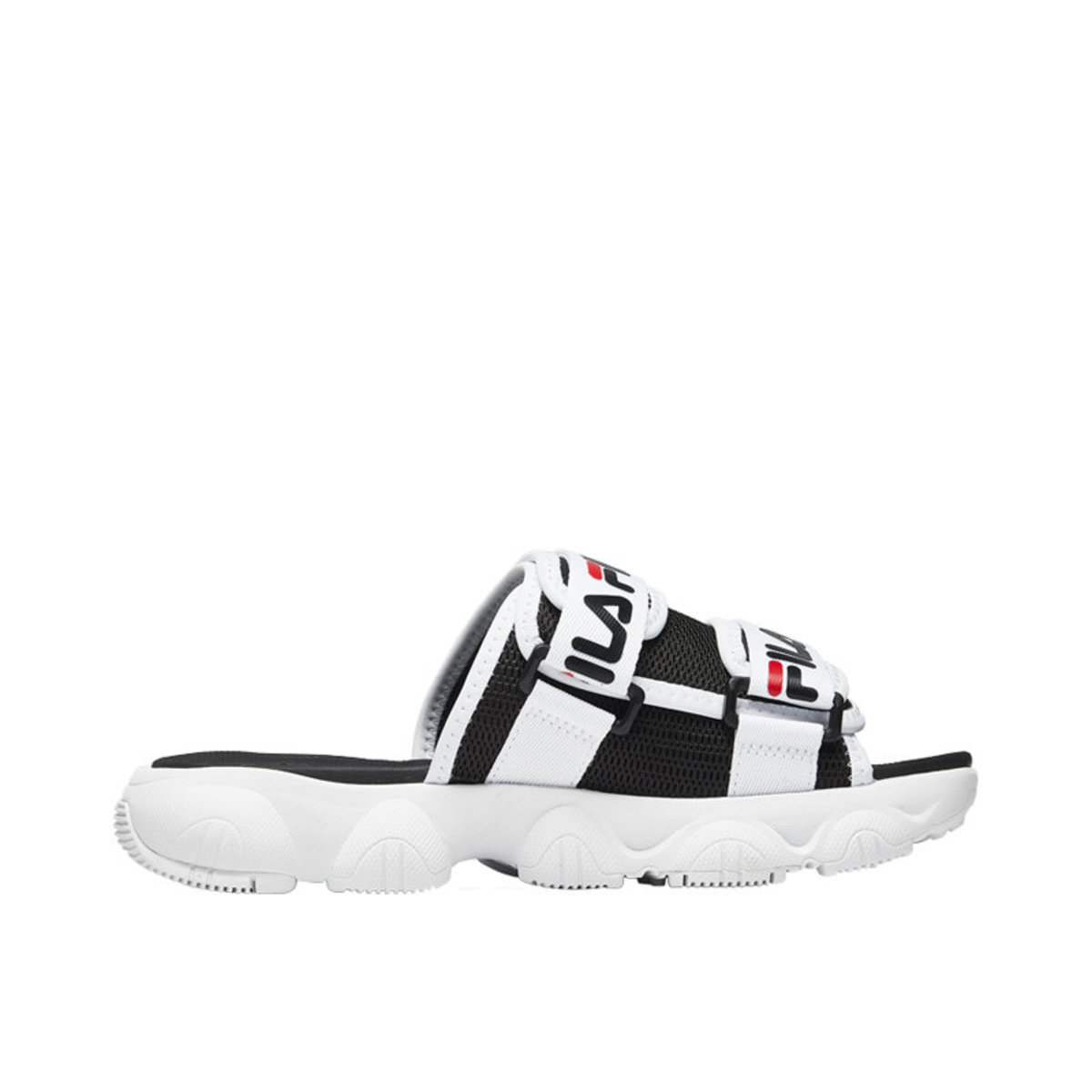 white fila slides womens