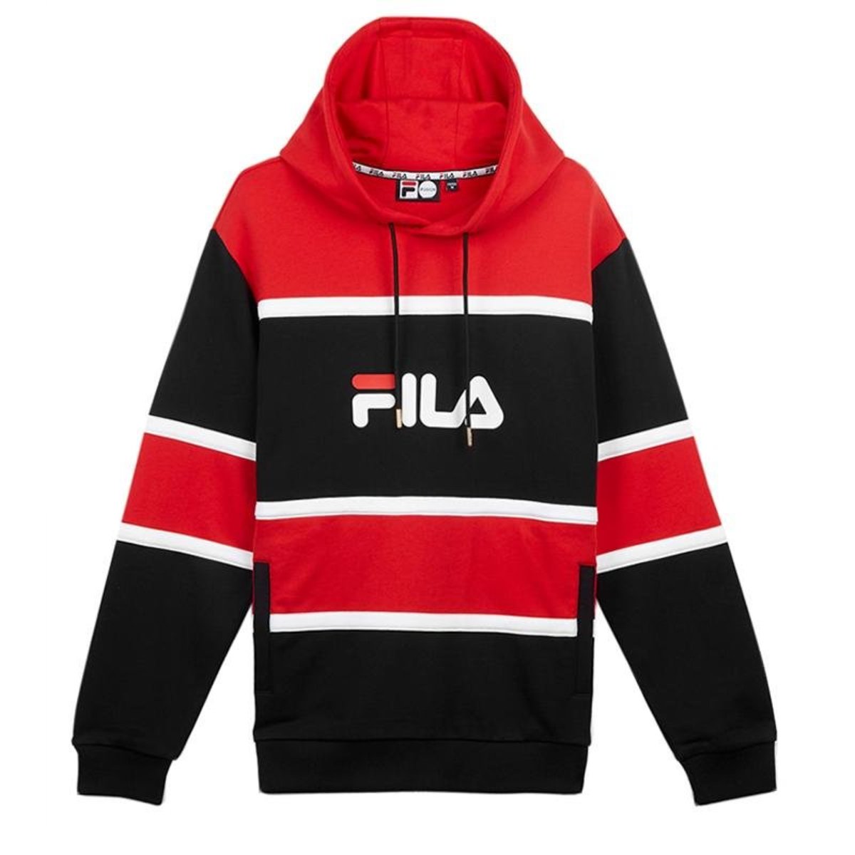 fila striped hoodie