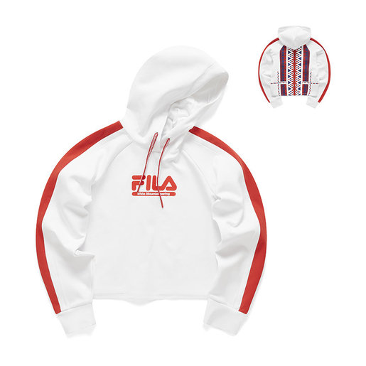 fila striped hoodie