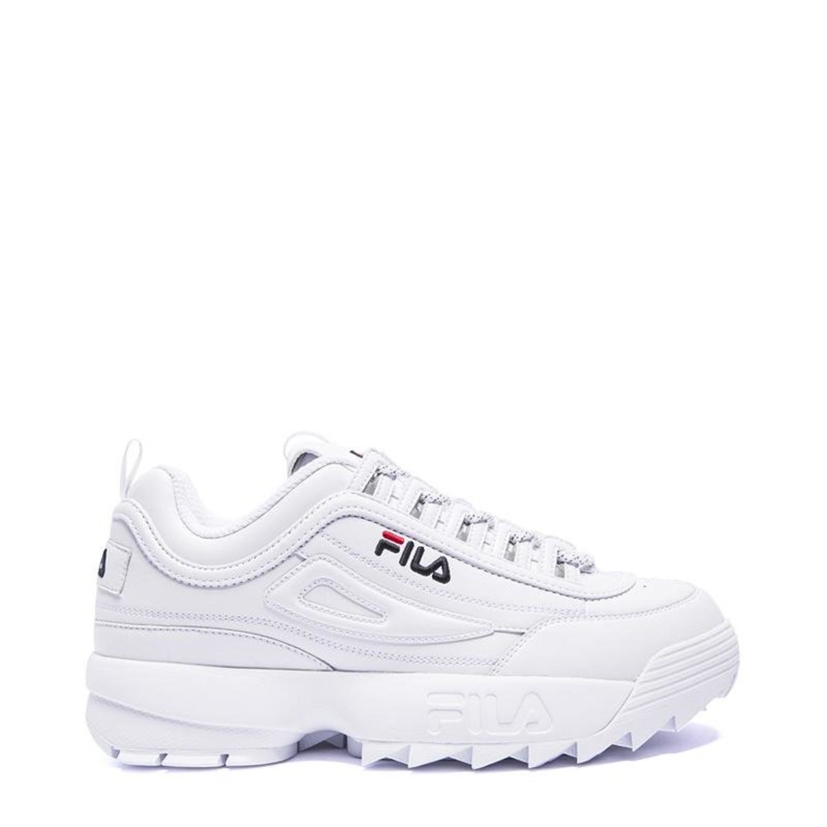 black leather fila disruptor