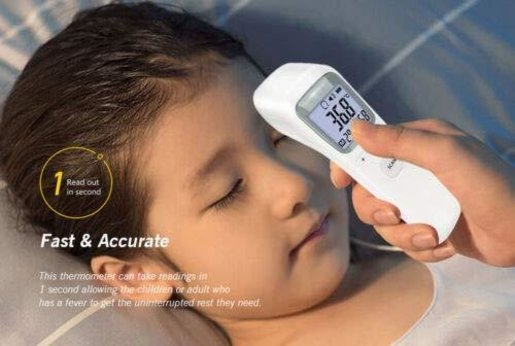 2022 Wall Thermometer with Stand, Infrared Forehead Wall Mounted  Thermometer with Tripod, Bluetooth Non-Contact Instant Reading Digital  Temperature Detector