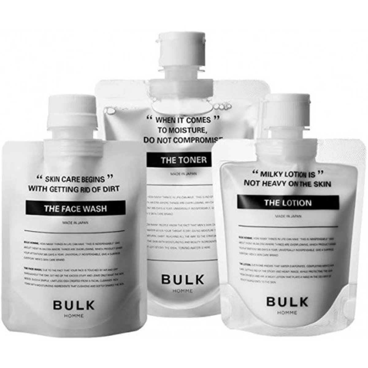 BULK HOMME | BULK 男士保養潔面套裝( Face Wash + Toner + Lotion