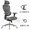 Include installation and delivery  Black frame black 4D armrest hollow wheel computer chair esport chair