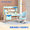 Include installation and delivery collector 5 [1.2m/21 flagship new product] shell 5 / latex cushion blue children's learning desk and chair