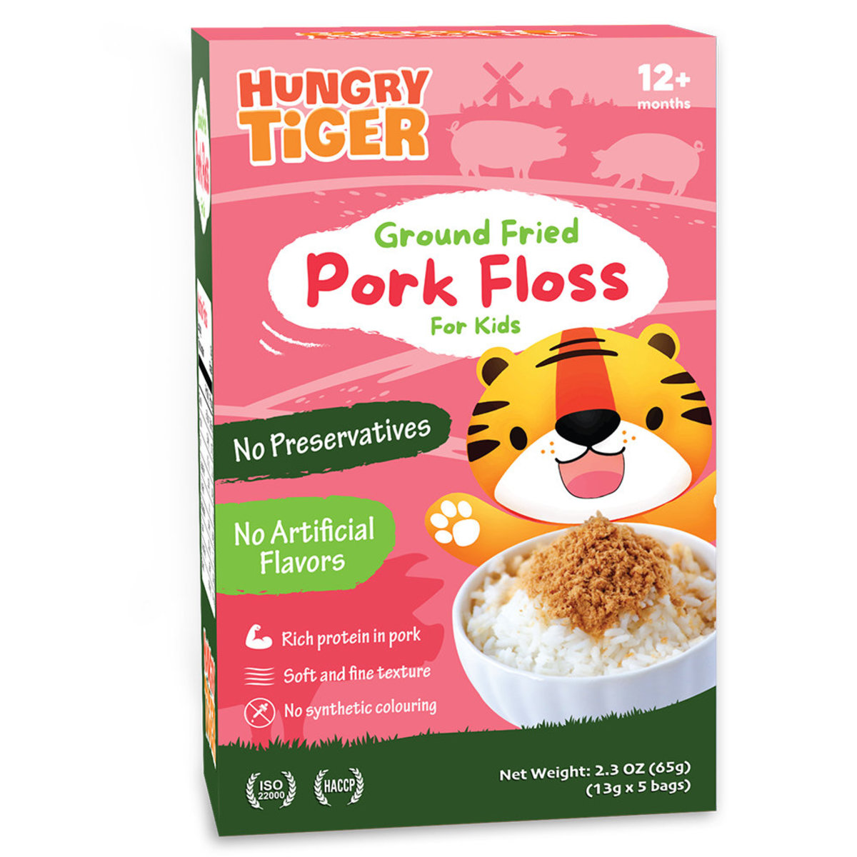 兒童豬肉鬆 65g (13g x 5小包) (12m+) <2076>此日期前最佳：2026/10/26