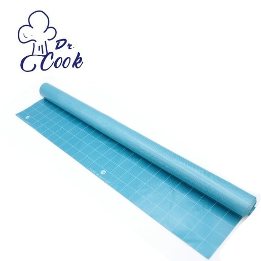 blue silicone baking mat