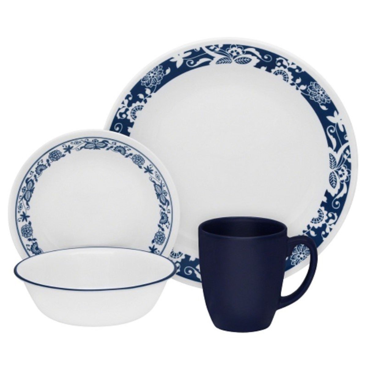 Corelle Brands 16pc Dinnerware Set True Blue (Parallel Import