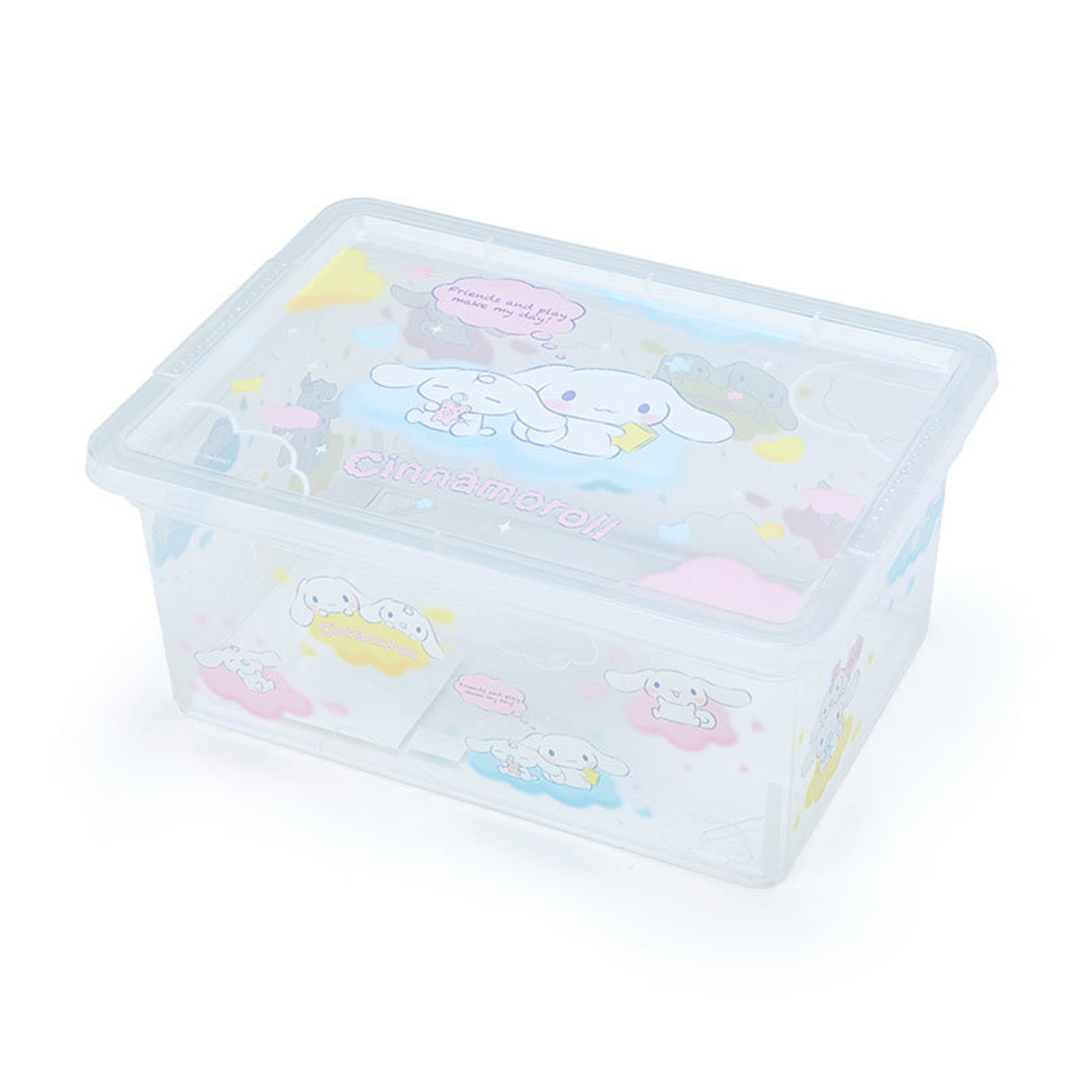 transparent plastic storage containers