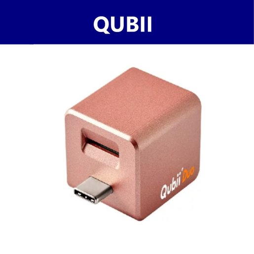 Qubii | DUO 備份豆腐雙用版TYPE-C Auto Backup- ROSE GOLD (Parallel