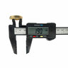 Electronic vernier caliper clip ruler 0-150mm measuring instrument digital ruler metric conversion (mm/inch) internal and external measurement