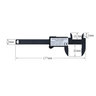 Electronic vernier caliper clip ruler 0-150mm measuring instrument digital ruler metric conversion (mm/inch) internal and external measurement