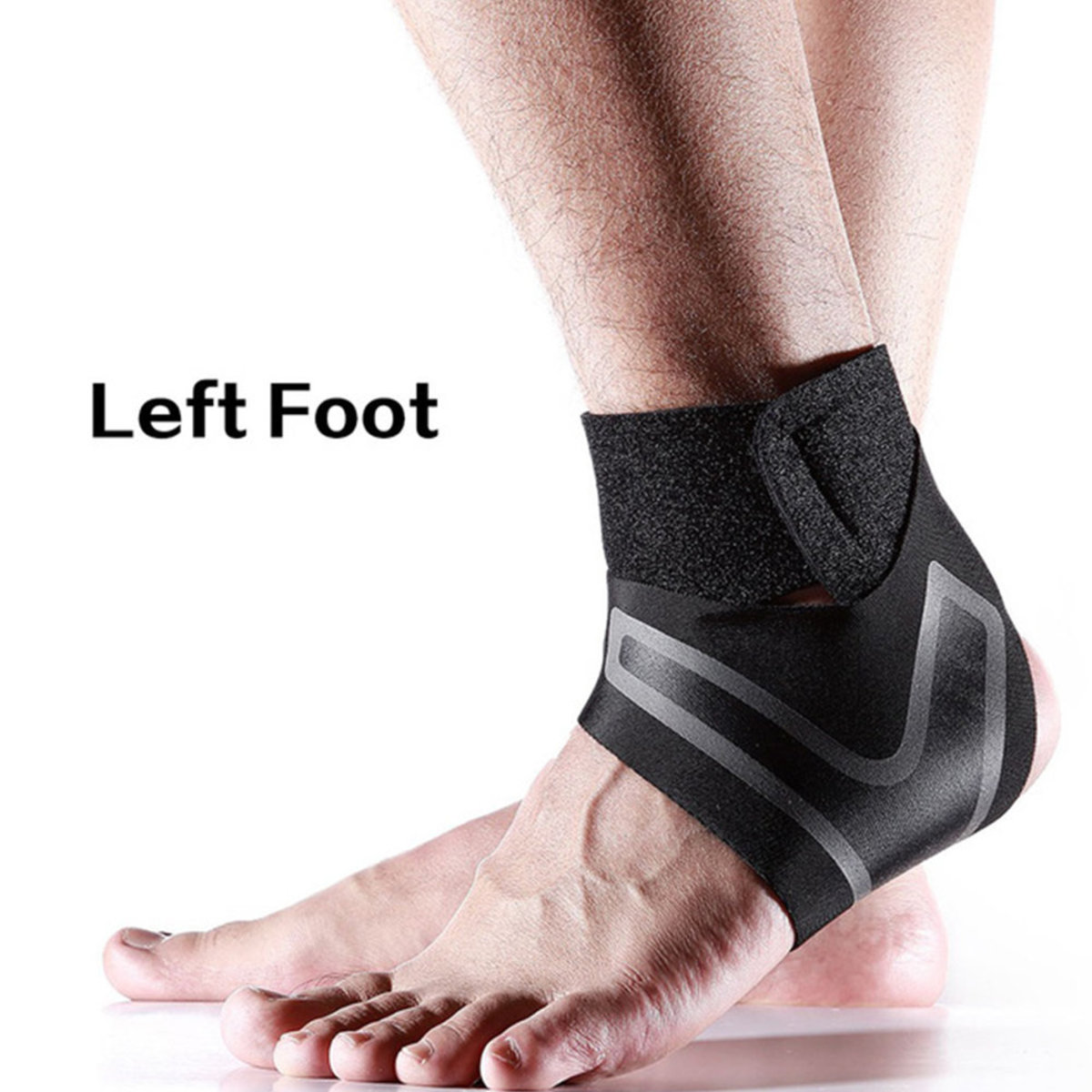 Adjustable Sport Elastic Ankle Brace Support Basketball Protector Foot Wrap