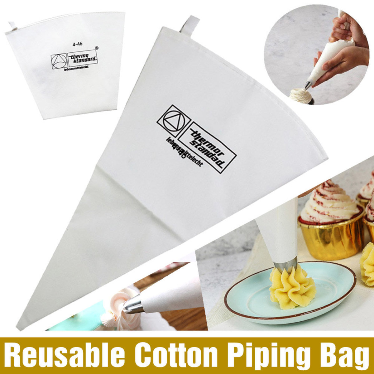 Cloth Cream Pastry Bag Cream Piping Bag Cream Bag Cake Cream Flower Bag 