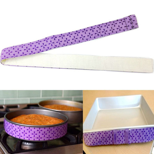 Silicone Cake Mould Macaron Mat Bake-Even Strips Belt Oven Baking DIY