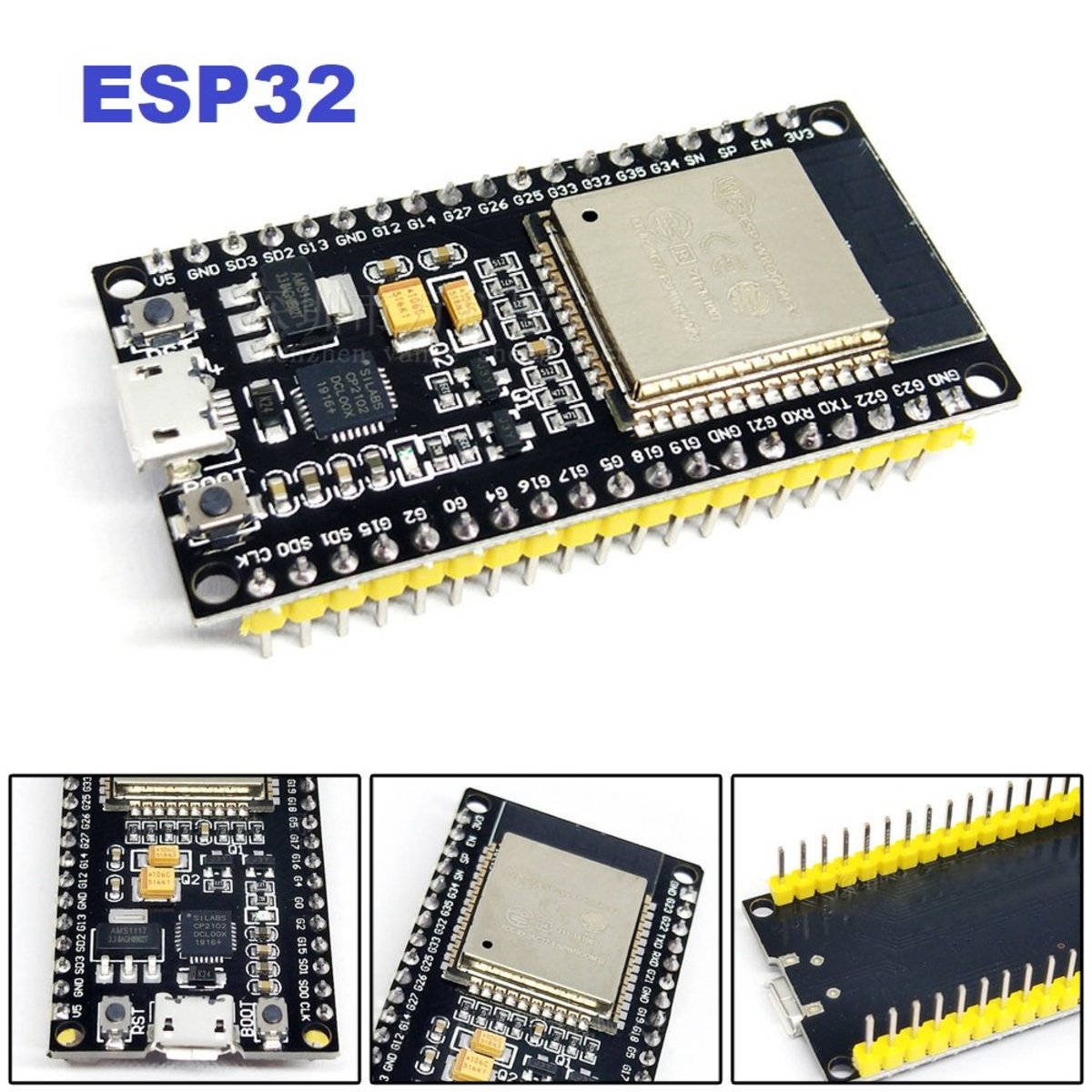 ESP32開發板 ESP32s系列模組 DevKitC MCU 適用Arduino IDE 開發物聯網 無線WiFi+藍牙 雙核CPU