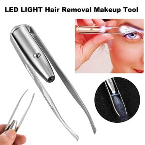 Stritra | EYEBROW EYELASH TWEEZERS with Built-In LED LIGHT Removal Makeup Tool | HKTVmall The Largest Shopping Platform