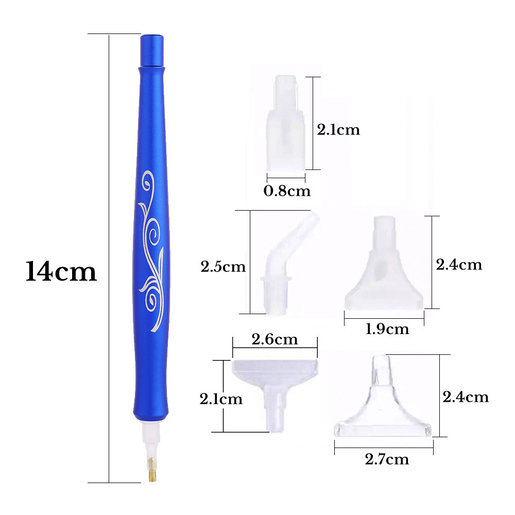 Cheap DIY Crafts Cross Stitch Resin Pen 5D Diamond Painting Point Drill Pen  Resin Diamond Painting Pen
