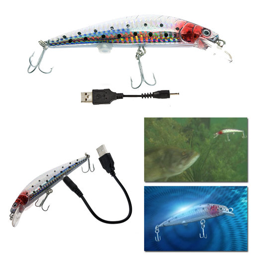 屯團百貨 Usb 發光魚餌fishing Lure 釣魚工具魚餌魚鉤海釣漁具魚餌twitching Lure 魚勾usb充電 Hktvmall 香港最大網購平台