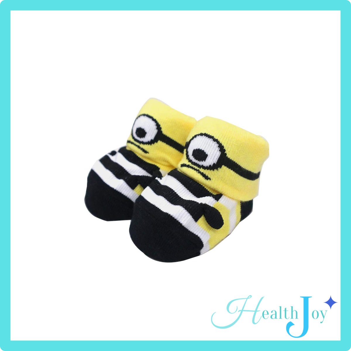 Minions 日本minions 嬰兒襪 嬰幼兒襪 新生嬰兒襪 0 12個月襪 新生禮物 Minions 黑白間條 Hktvmall 香港領先網購平台