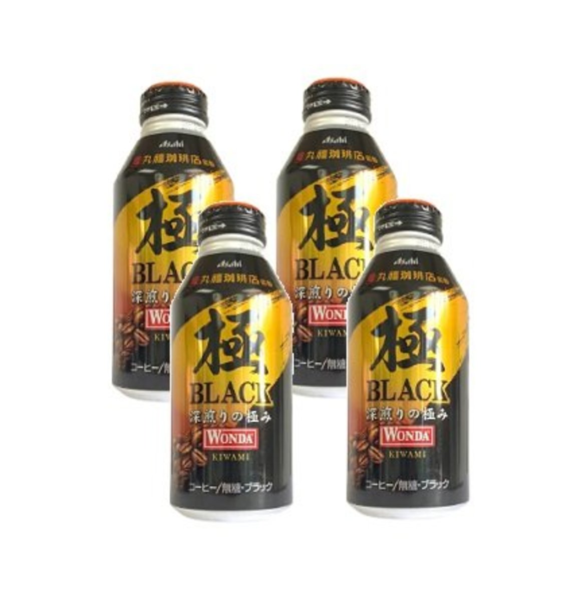 Asahi | Wonda Black Coffee 400g x 4 cans (New Packing) | HKTVmall The