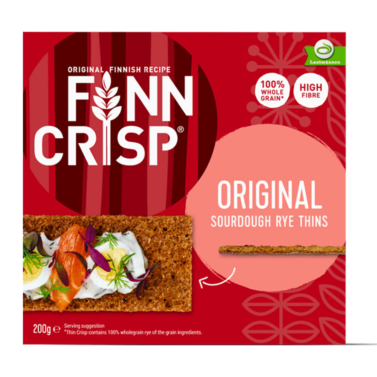 Finn Crisp黑麥薄脆餅乾 (原味) 200克 (平行進口) (最佳食用限期: 2027年3月25日)