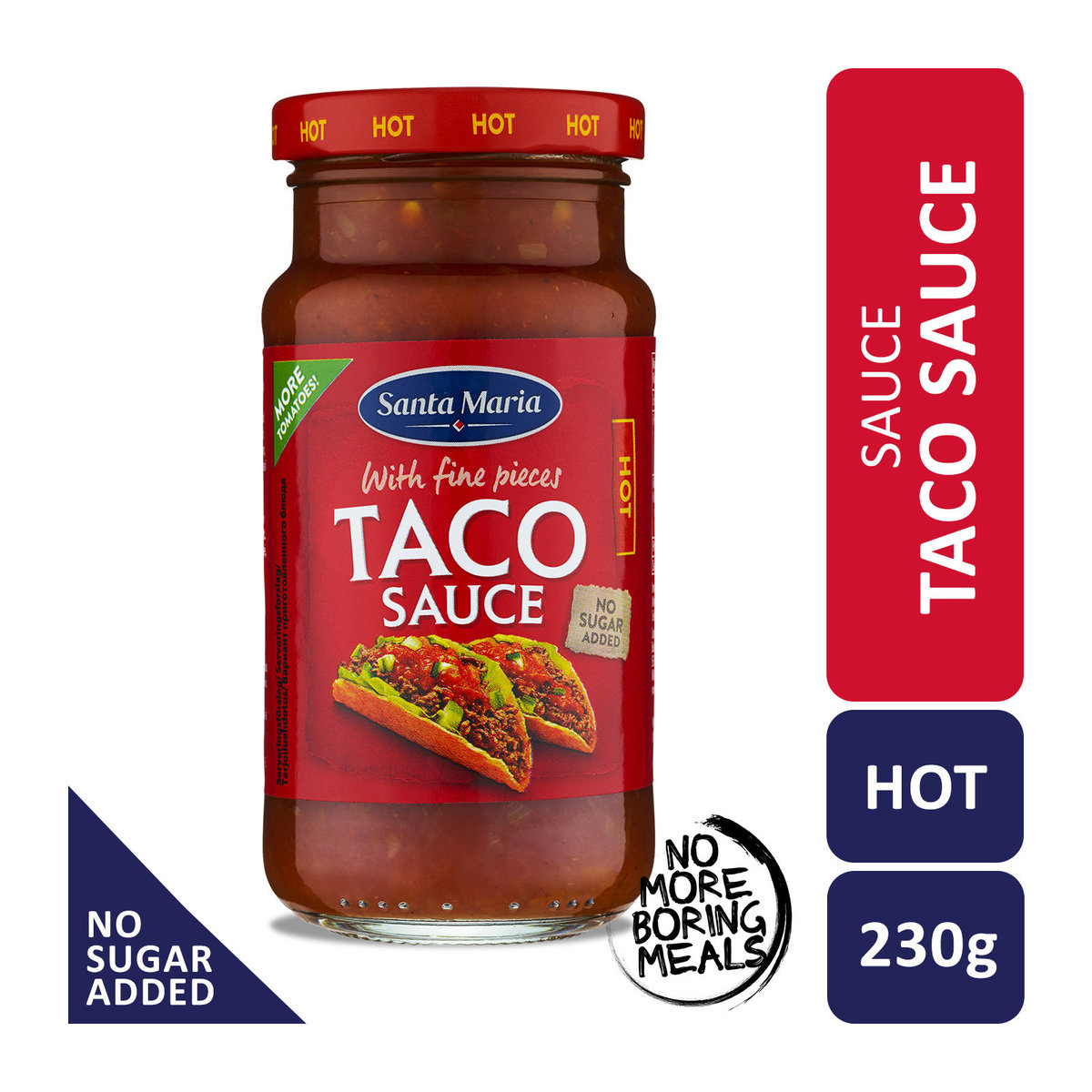 Taco Sauce Hot 230g (Best before: 12 Feb 2025)