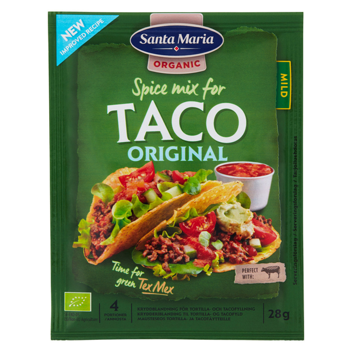 Organic Taco Spice Mix 28g (Best before: 17 May 2025)