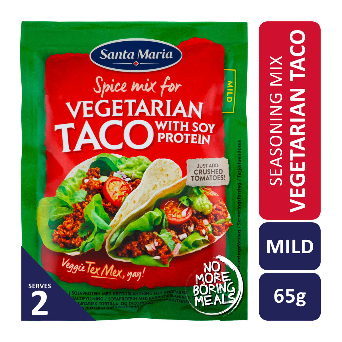 Spice Mix for Vegetarian Taco with Soy Protein  65g (Best before: 17 Nov 2024)