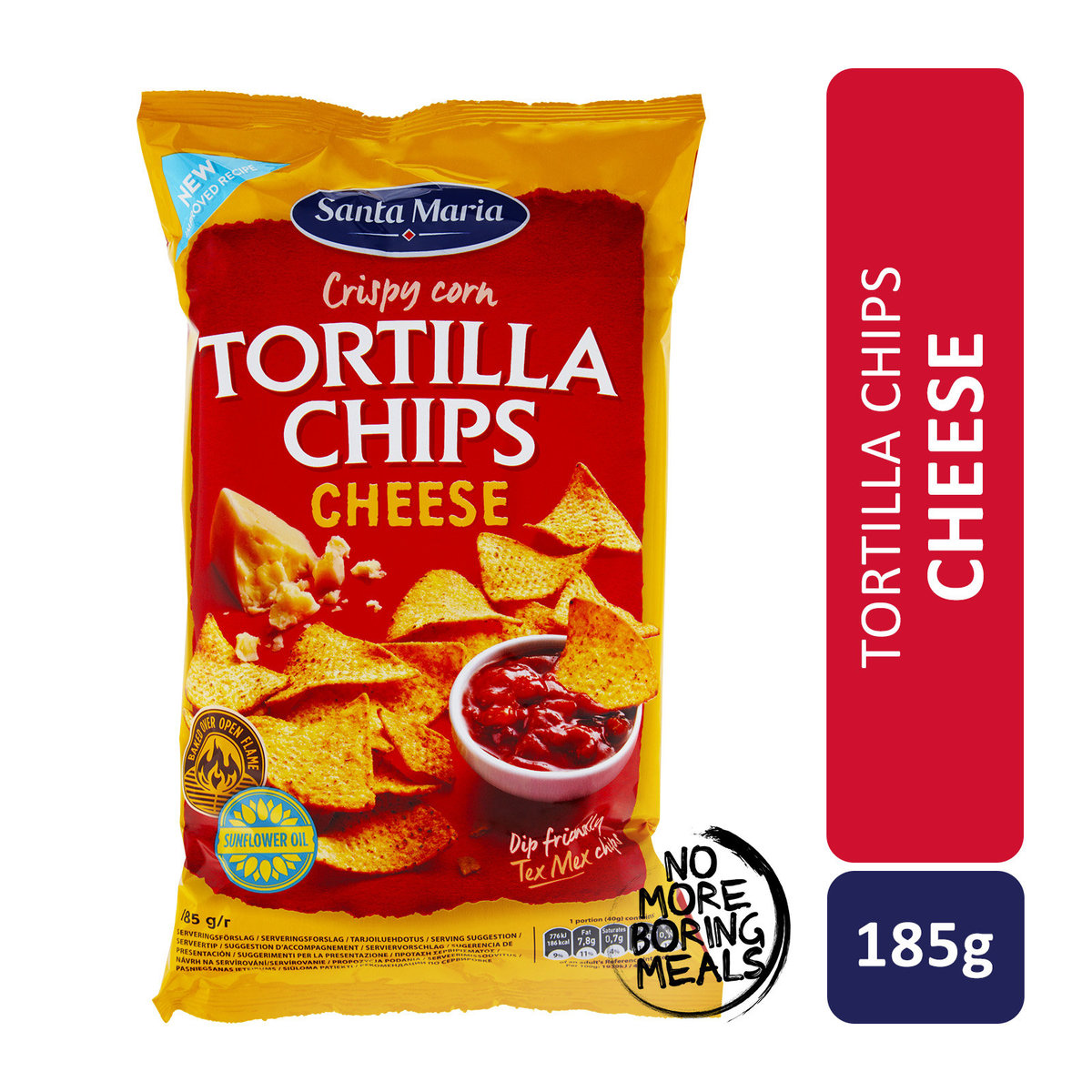 Tortilla Chips Cheese 185g (best before: 27 Jul 2024)