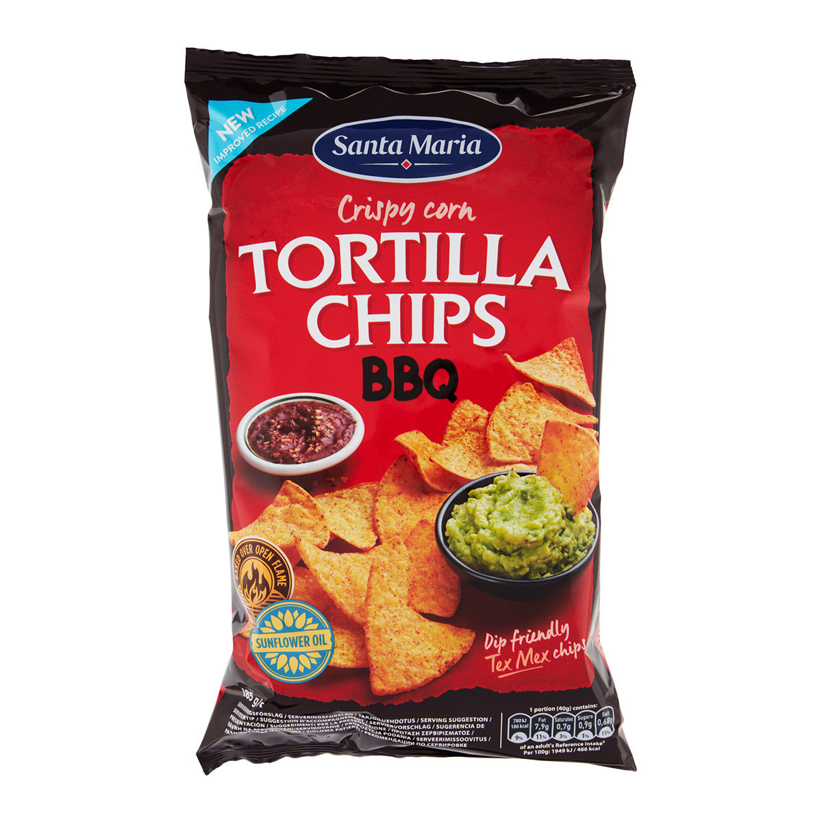 Tortilla Chips BBQ 185G (best before: 21 Jul 2024)