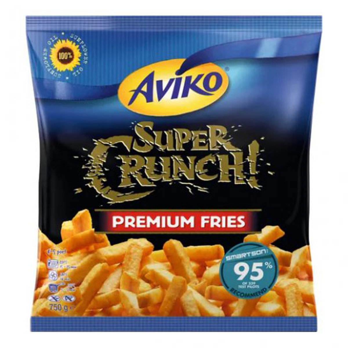 Netherlands Super Crunch Premium Fries 750g (Frozen-18°C)