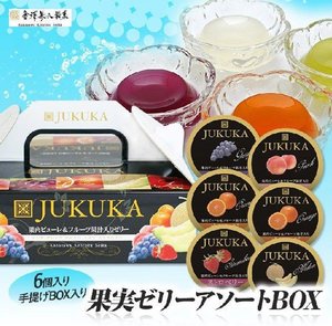日本直送 金澤兼六製菓 什錦水果果凍禮盒 (6個裝)