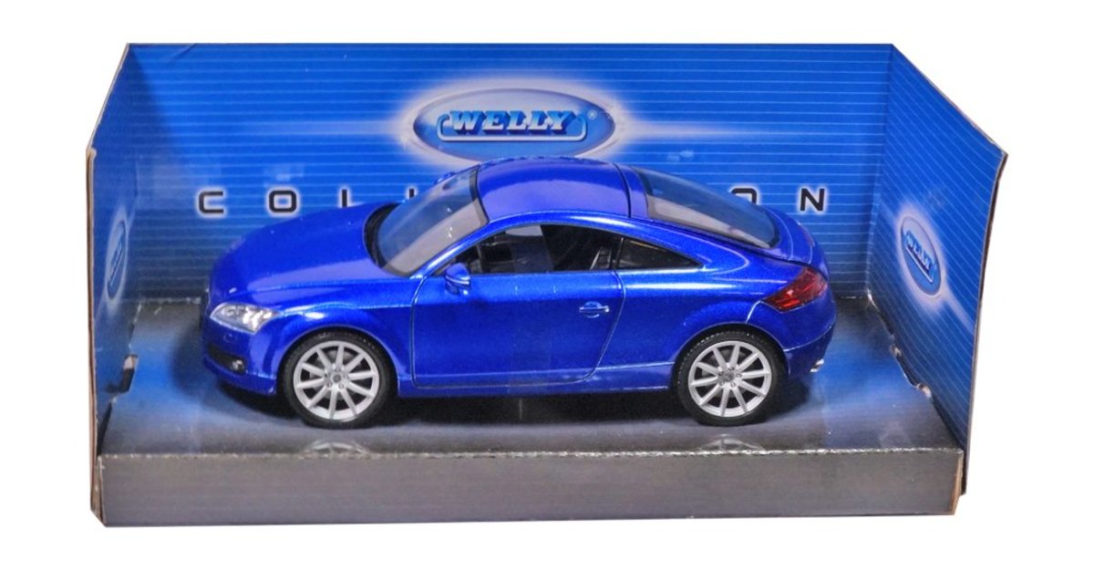 Welly Welly系列 1 24 Audi Tt Coupe 跑車模型車限定珍藏版 藍色 玩具車 顏色 藍色 金屬色 Hktvmall 香港最大網購平台