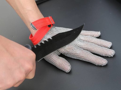 Cut Resistant Glove Level 9 Cutting Stainless Steel Wire Mesh Glove L Hk