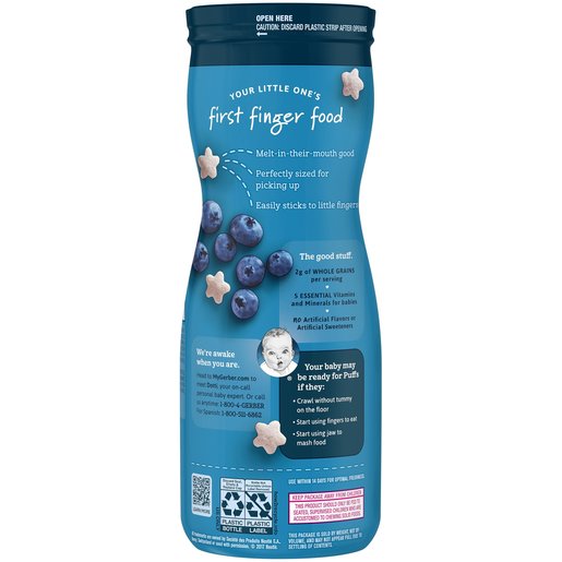 baby puffs blueberry