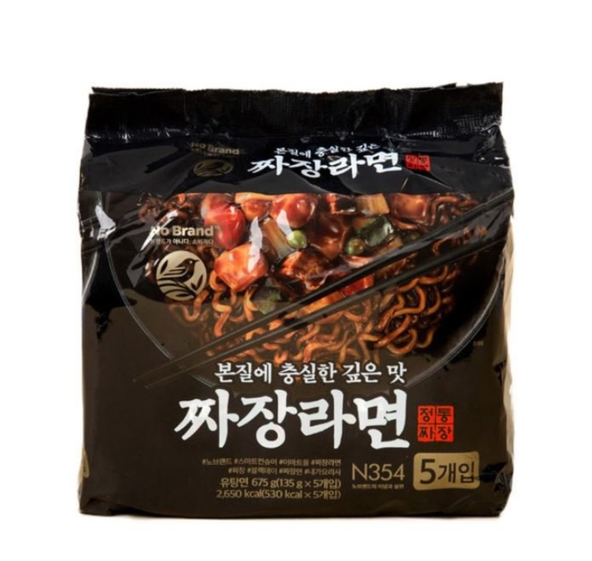 韓國 炸醬麵 135g x 5包裝 (平行進口貨品) 此日期或之前食用：2025.1