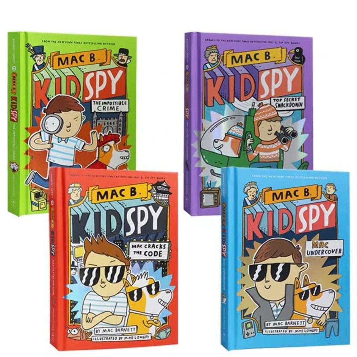 Scholastic Mac B Kid Spy Collection 4 Books 特務mac Barnett 的世界 兒童探險故事 平行進口 Hktvmall 香港最大網購平台