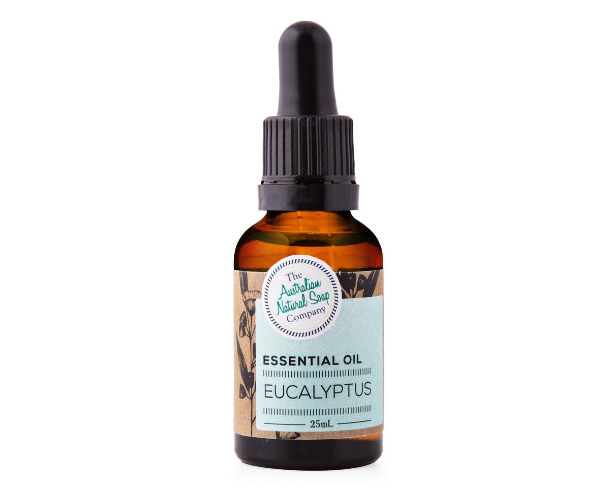 ANSC EUCALYPTUS ESSENTIAL OIL 25ml calming massage & bath oil