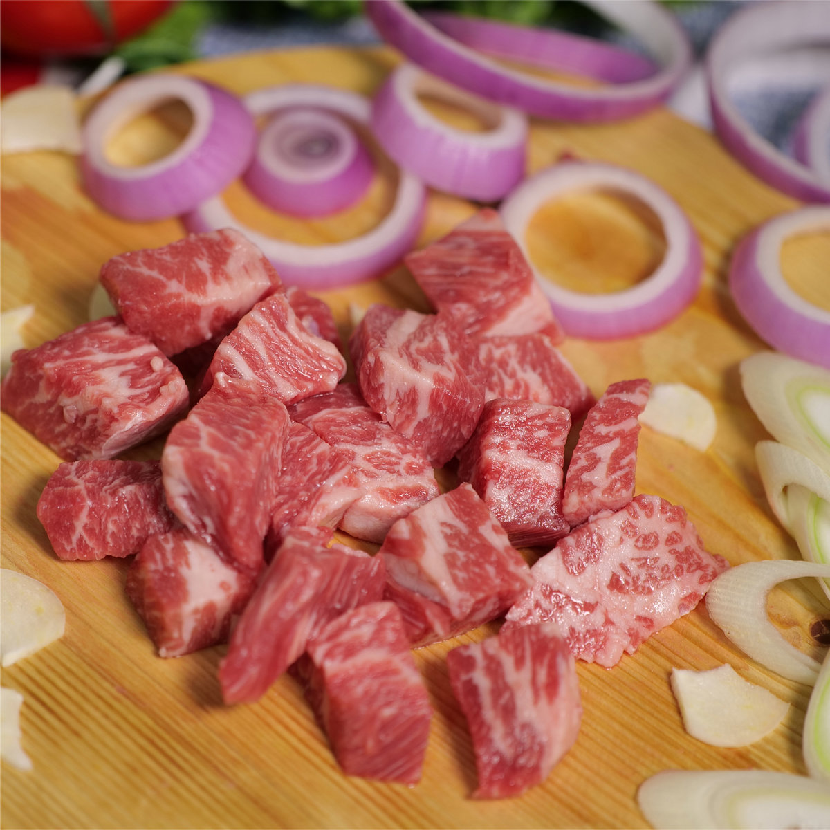 [半斤] 百搭一口牛肉粒 (冰鮮 0-4℃) #燒烤 #韓燒 #打邊爐 #生酮