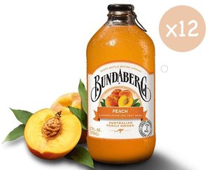 澳洲直送 賓得寶蜜桃梳打 Peach Flavored Sparkling Fruit Drink -原箱 (樽裝-12 x375ml ) 12 X 375ML