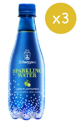 玉泉 青檸梳打玉泉schweppes 青檸味有氣梳打水lime Flavoured Sparkling Water 3x 410ml 無糖 無卡路里 簡直係首選健康飮品 Hktvmall