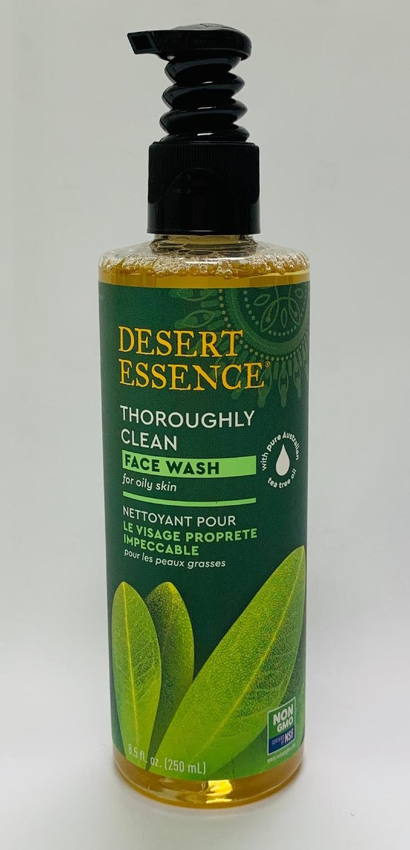 desert essence tea tree face wash